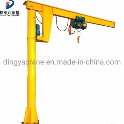 Dy Well Designed 1t 2t 3t 4t 5t 6t 360 Degree Swinging Jib Crane Column Type Jib Crane