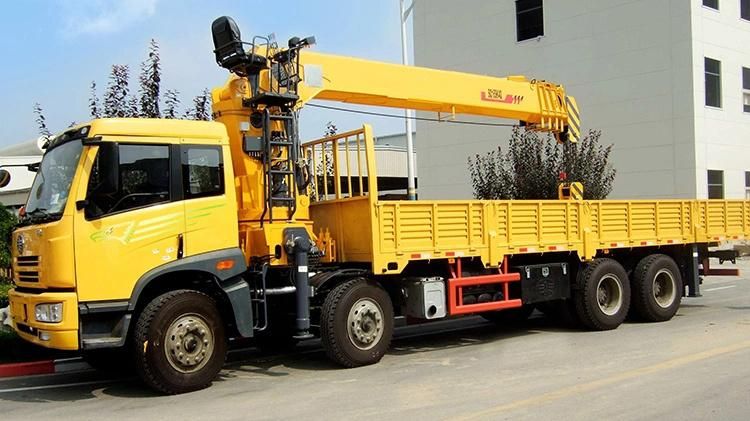 Chinese Cheap Price Sq10sk3q Straight Arm Crane 10ton Truck Mounted Crane Price