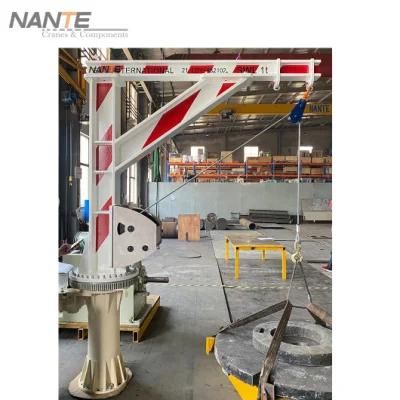 3t High Quality Manual Marine Davit Crane with Fem Standard