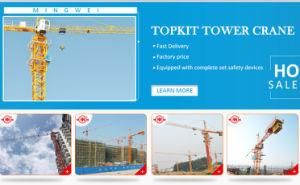 High Quality Stationary Tower CraneChina CraneTopkit Jib Tower Crane Qtz63 (5610) -6t