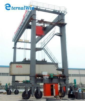 20FT 40FT Outdoor Container Lifting Trolley 30ton 50ton 80ton Double Girder Container Gantry Crane