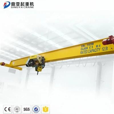 Dy Frequency Conversion Euro Single Girder Overhead Crane 10 Ton