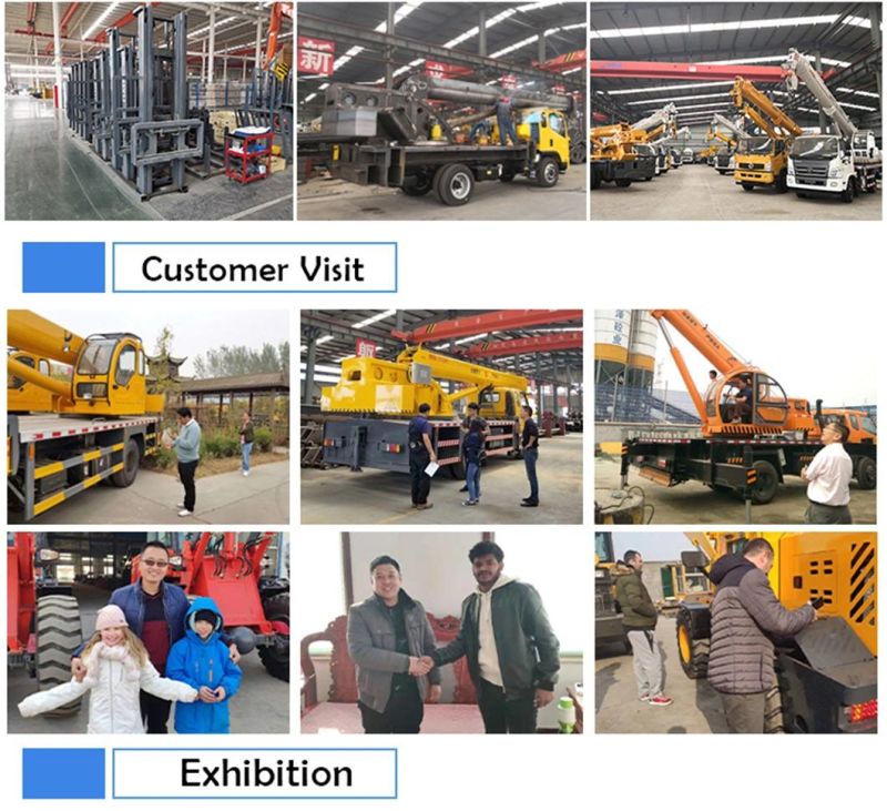 Strong Power Hydraulic Truck Mounted Crane Machine Small Construction Mobile Cranes Price for Sale