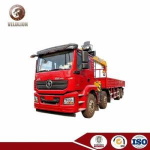 Shacman 6X4 10t 12t Straight 4 Booms Crane Truck for Contruction Machine Transportation