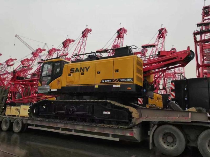 Crawler Crane 75t Scc750A with Cummins Engine