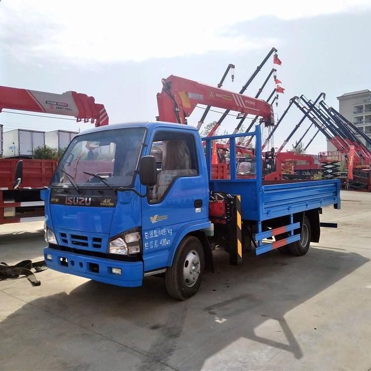 Isuzu Nqr 700p 4*2 191HP Mini Truck Mounted Crane