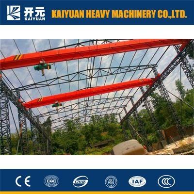 1t Electric Traveling Hook Single Girder Bridge Crane