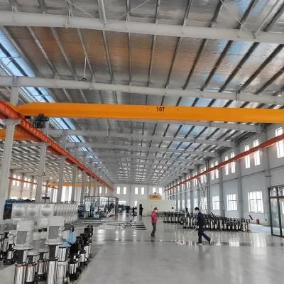 European Standard Electric Hoist Double Girder Bridge Overhead Cranes