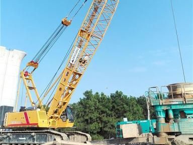 75 Tons Hydraulic Crawler Crane Xgc75 with Lattice Boom