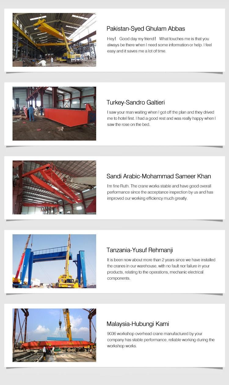 Electric Hoist Overhead Crane Gantry Crane Hoist