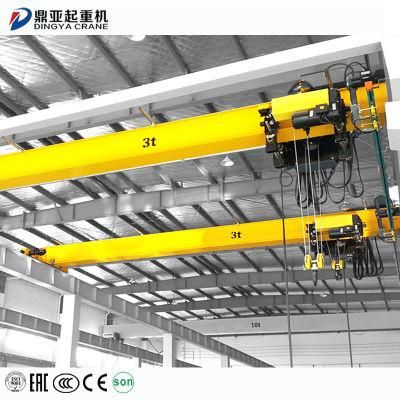 Dingya Directly Selling 10ton 15ton 20ton Wire Rope Hoist Single Girder Beam Bridge Crane