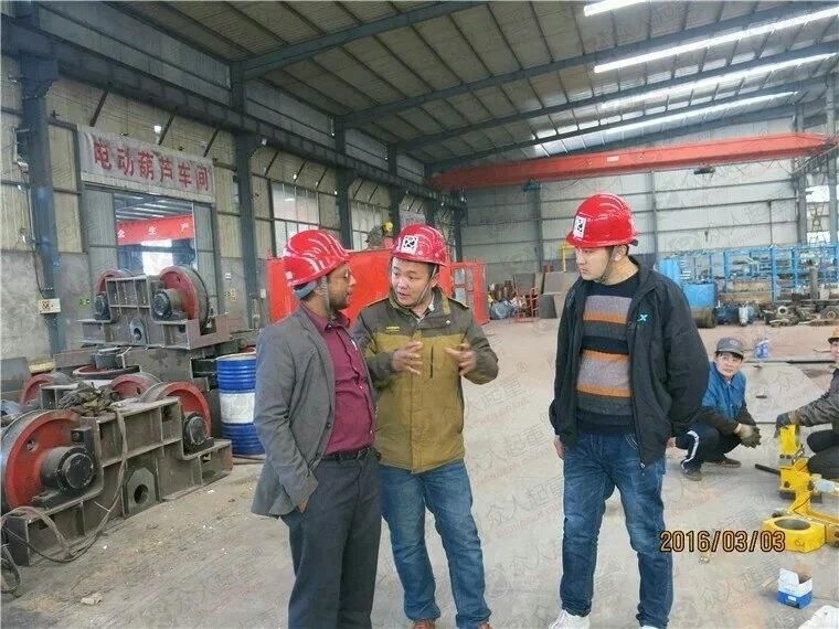 Cabin Control Winch Trolley Double Girder Overhead Crane Travelling Eot Crane 30 Ton