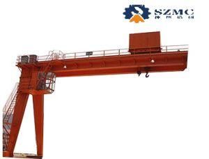 10t Single Girder Electric Hoist Semi Gantry Crane to Chile