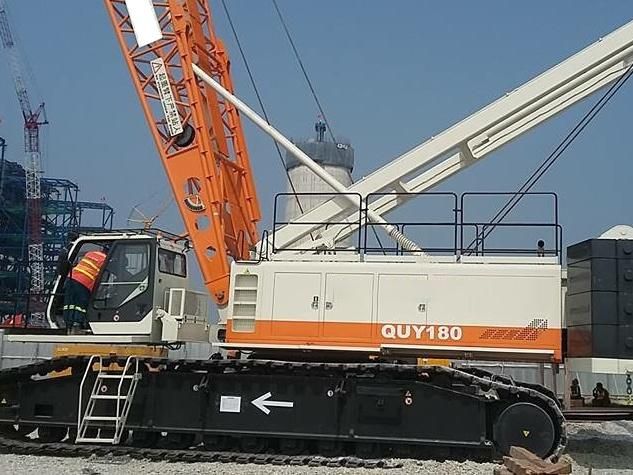 Zoomlion Brand New Hydraulic Crawler Crane 180 Ton (QUY180)