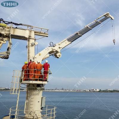 Hydraulic Lifting Cargo Ship Knuckle Boom Crane Price