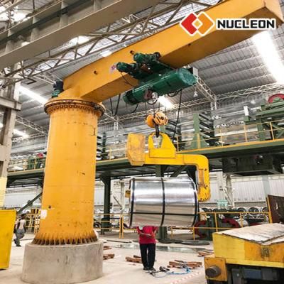 Nbz Heavy Duty Column Mounted Steel Coil Lifting Jib Crane
