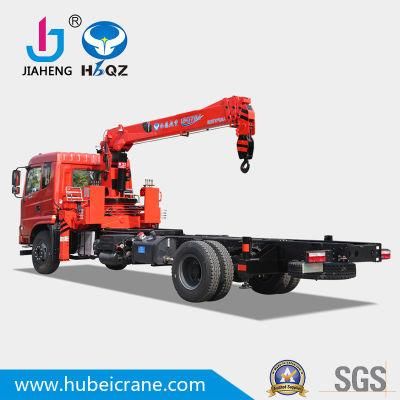 HBQZ 7 Tons SQ7S4 Telescopic Boom Truck Mounted Crane Engine Model Cummins, Yuchai, Weichai, Xichai