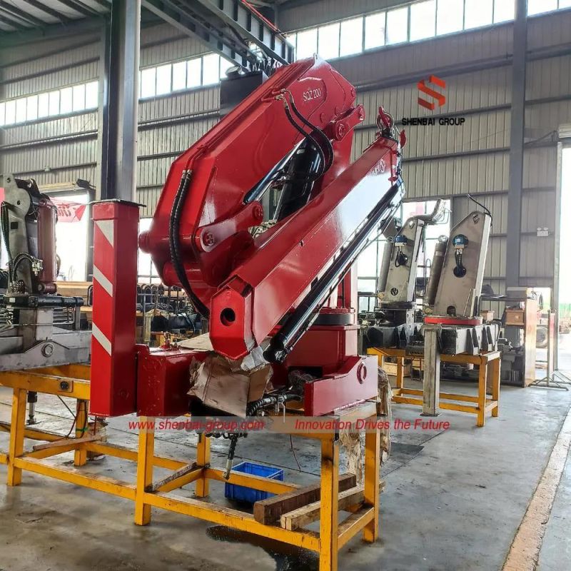 40 Ton Folding Loader Telescopic Arm Hydraulic Manipulator Knuckle Boom Cranes for Truck