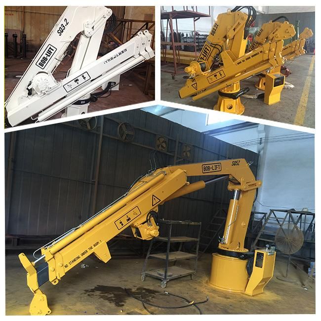 3 Ton Knuckle Boom Marine Electric Hydraulic Crane