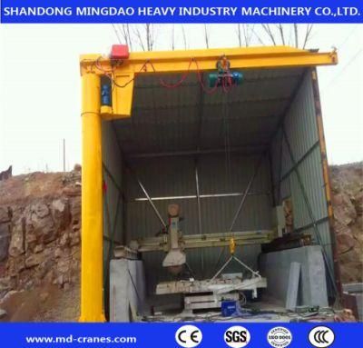 Articulating Aluminum 2t Jib Crane with Pendent Control
