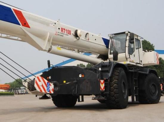 Rt100 100 Ton Rough Terrain Crane