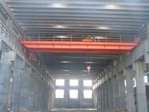 Lh Electric Hoist Double Beam Girder Bridge Overhead Crane