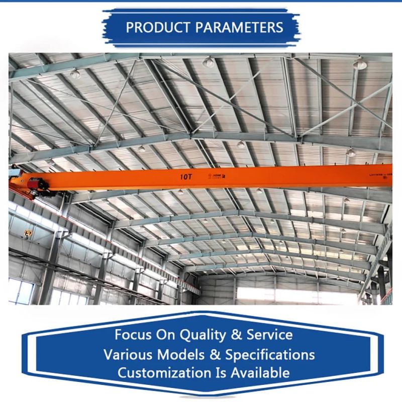 Workshop Applicable European Style Durable High Quality Hoist Double Beam Bridge Crane