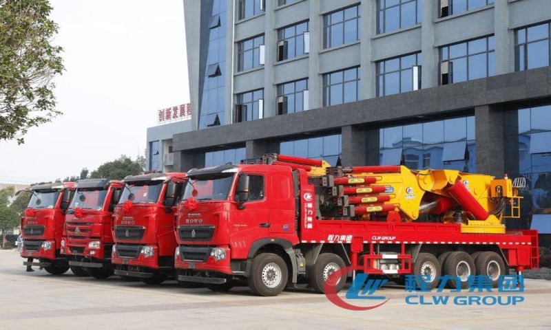 HOWO China Military Quality Heavy Duty 100ton Truck Crane 120tons Truck Mounted Crane Lorry-Mounted Crane