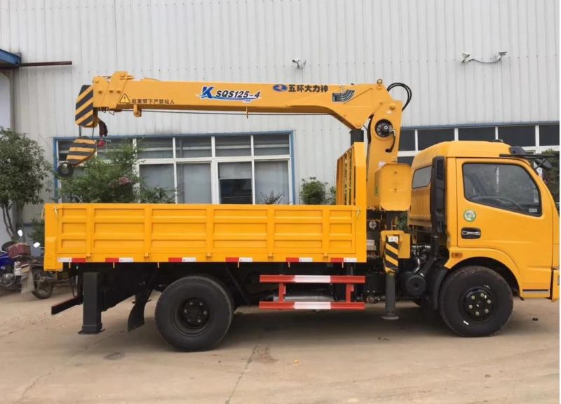 China Construction Machine 2ton 3ton 3.2ton Hydraulic Engine Crawler Crane Tower Mobile Truck Crane Telescopic Boom Crane Mounted with Truck