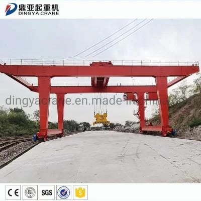 Dy Top Selling 25ton 30ton 40ton 50ton 100ton 200ton Double Girder Shop Gantry Crane for Indoor Workshop Electric Winch Price