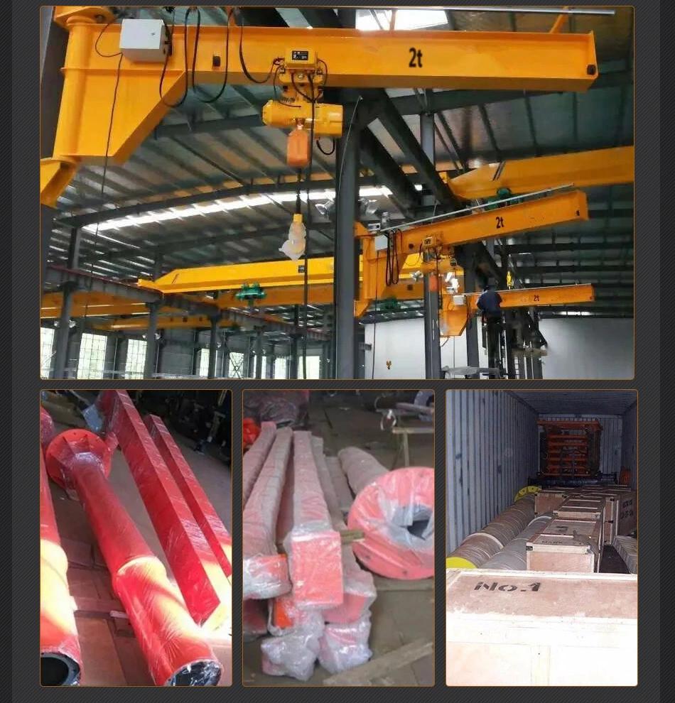 Rotating 360 Degree Jib Crane for Workshop