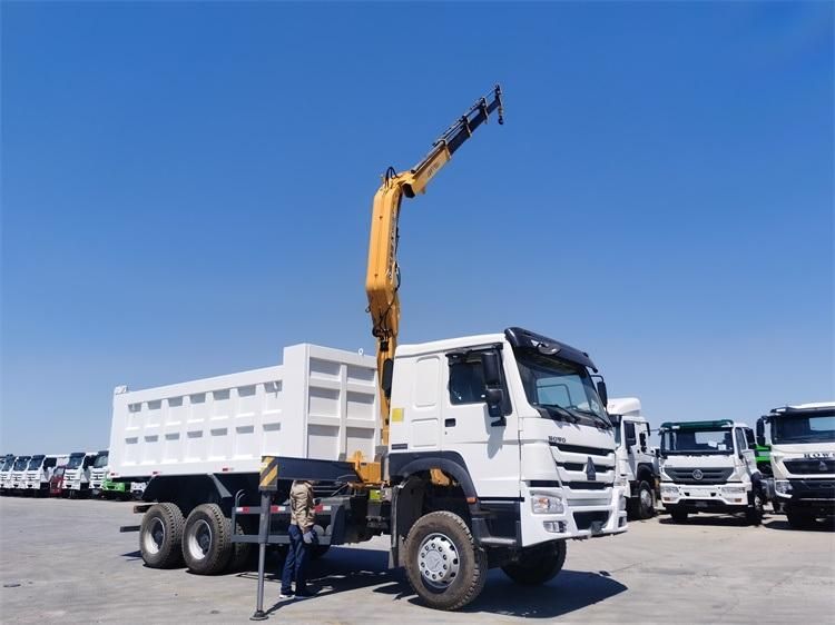 HOWO 6ton Truck Mounted Crane with 20ton Loading