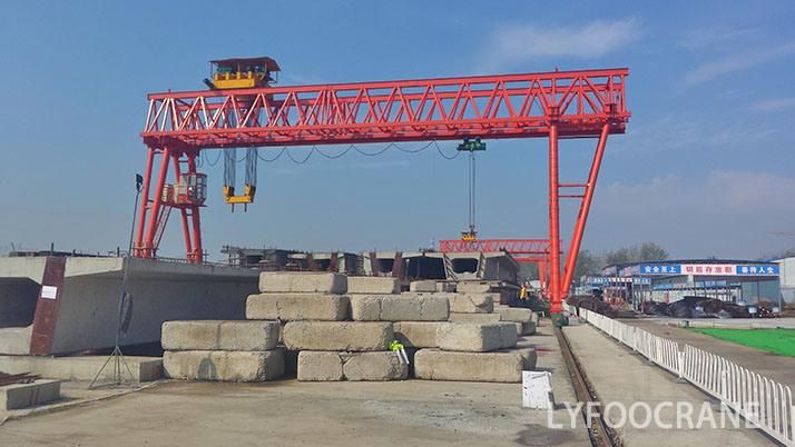 Concrete Beam Handling Gantry Crane