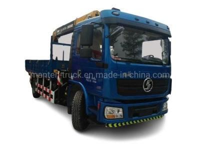 Stock Shacman L3000 5ton 6.3ton 8ton Straight Arm Telescopic Crane Truck Price From China