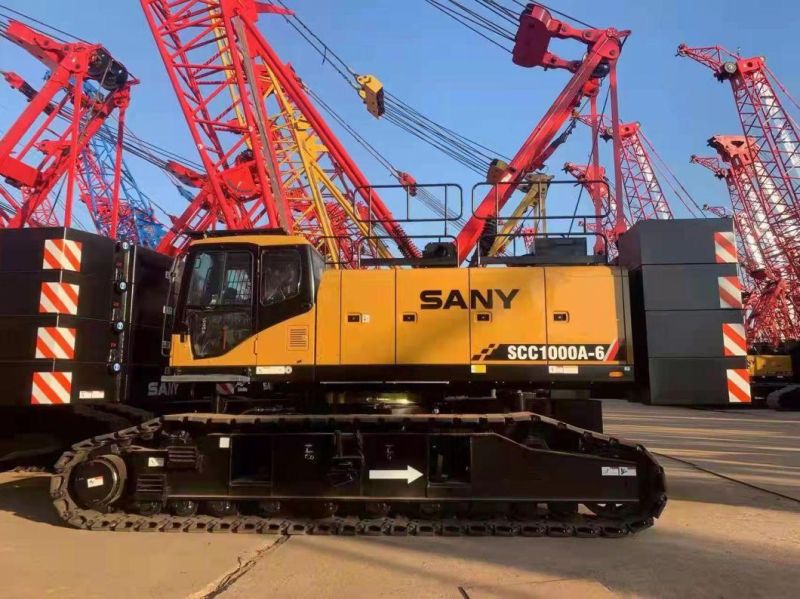 S-a-N-Y 100 Ton Crawler Crane Scc1000A Export to Egypt