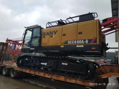 S a N Y 60 Ton Crawler Crane Scc600A-6 with 52.25m Lifting Boom