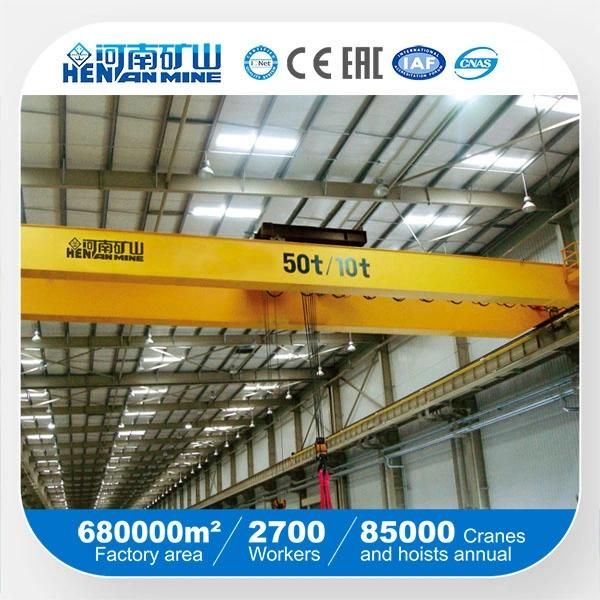 Frenquency of European Type Electric Double Girder Overhead Crane 25t