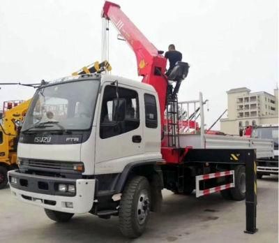 International Brand Isuzu 10tons/10t Mobile Crane Truck From China Manufacturer with High Lifting