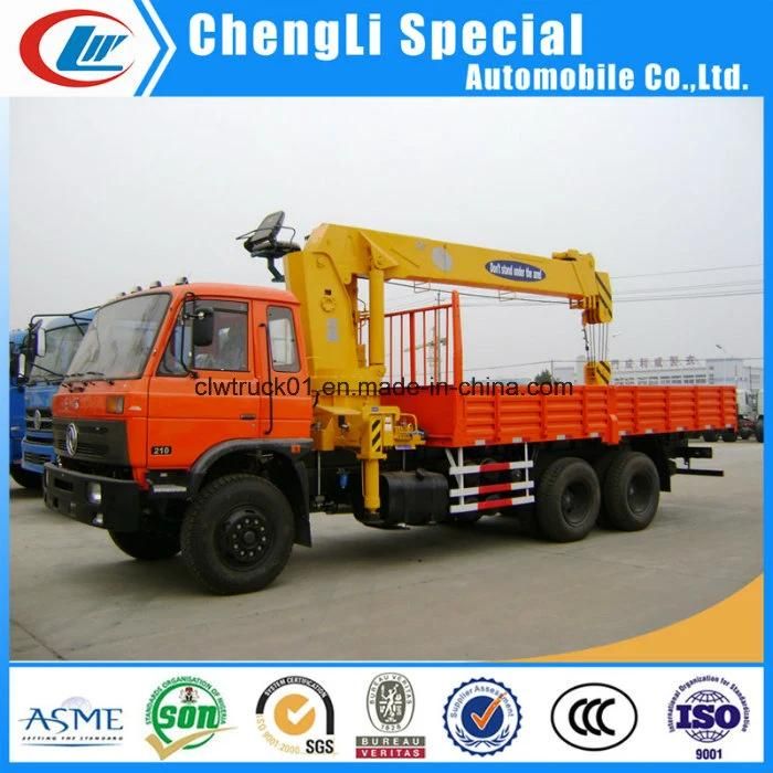 6X4 10tons Telescopic Boom Truck Mounted Crane