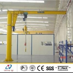 Bz-Type Pillar Crane Jib Crane with Electric Hoist for Workshop / Port Use