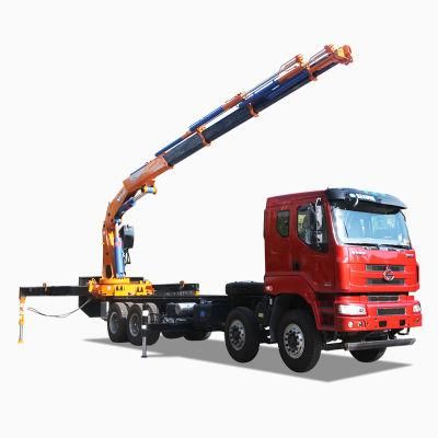 HBQZ China Manufacturer 20 Ton Cargo Mini Knuckle boom Truck Mounted Crane for Sale (SQ400ZB5)
