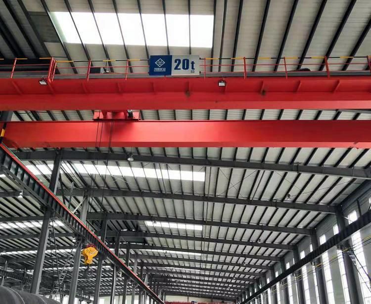 3-20 Ton Lh Model Electric Hoist Double Girder Bridge Cranes