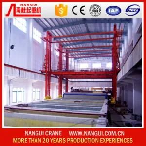 Double Girder Aluminium Coloring Overhead Crane