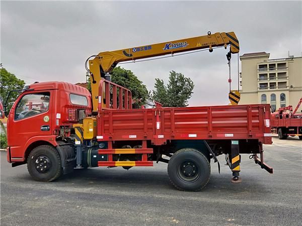 China Construction Machine 2ton 3.2ton Truck Mounted Crane Tower Crane Telescopic Boom Crane Truck Mounted