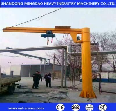 Free Standing 1000kg Jib Crane with Slewing Cantilever Arm