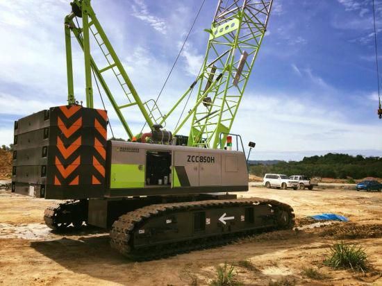 Zoomlion Zcc850V Hot Sale 85t Crawler Crane and Attachments