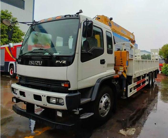 International Brand Isuzu 10tons/10t Mobile Crane Truck From China Manufacturer with High Lifting