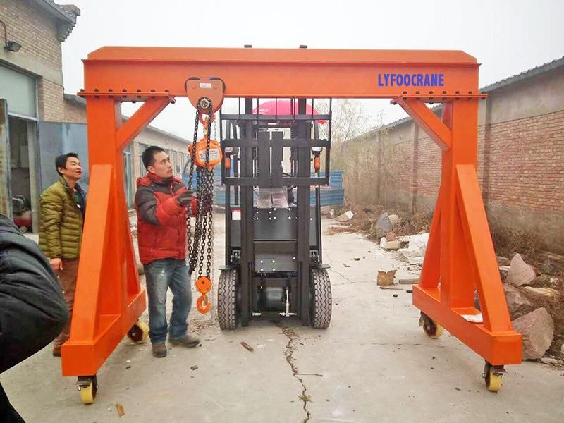 Portal Crane with Chain Hoist 1t 2t 3t 5t