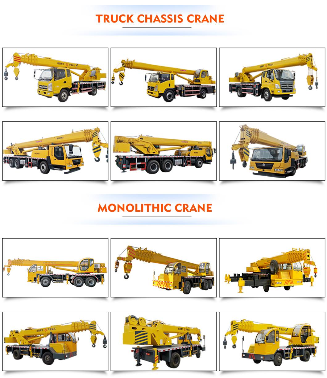 Stock Available High Lifting 25 Ton Truck Mounted Crane Telescopic Boom Crane with CE