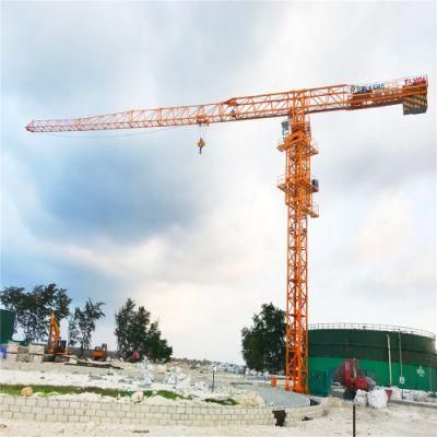 China Construction Crane Qtz80 6 Ton Flat Top Tower Crane for Sale